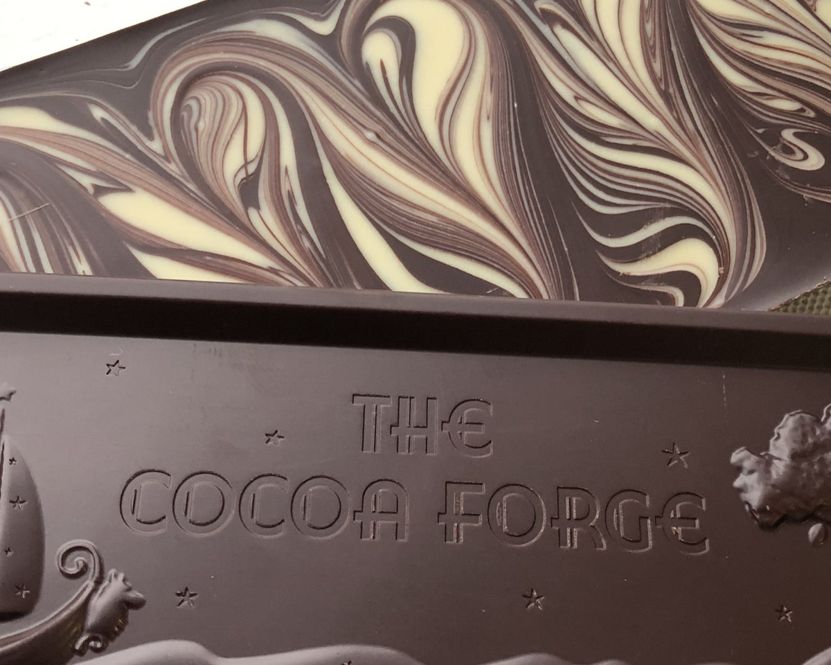 The Light in the Darkness (Ecocacao 85% swirled with Caramelized White 33%)