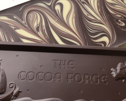 The Light in the Darkness (Ecocacao 85% swirled with Caramelized White 33%)
